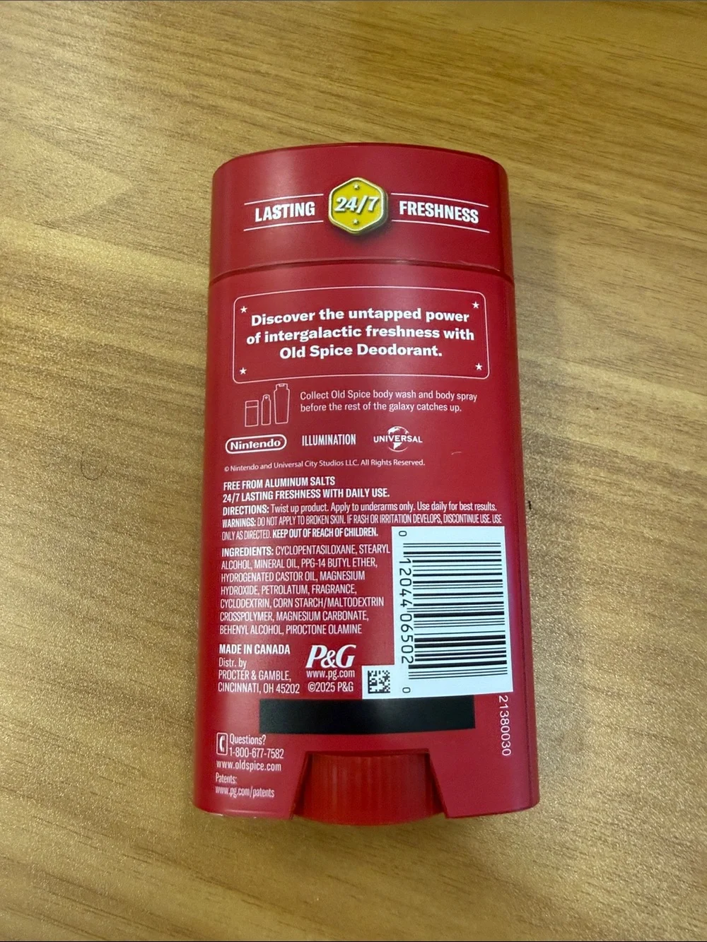 NWT Limited Edition Old Spice The Super Mario Galaxy Cosmic Quest Deodorant